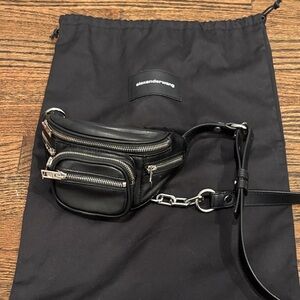Alexander Wang Black Leather Belt Bag